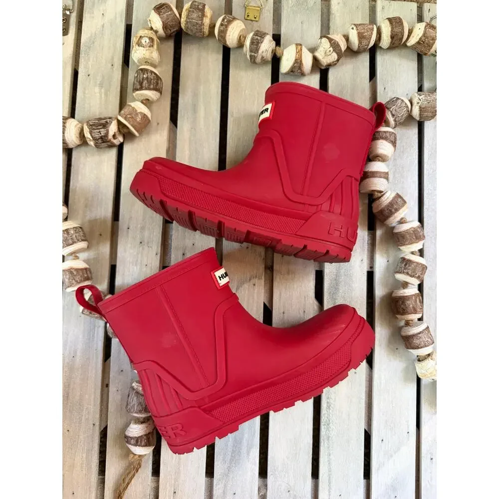 Hunter Grace Unisex Kids Red Boots